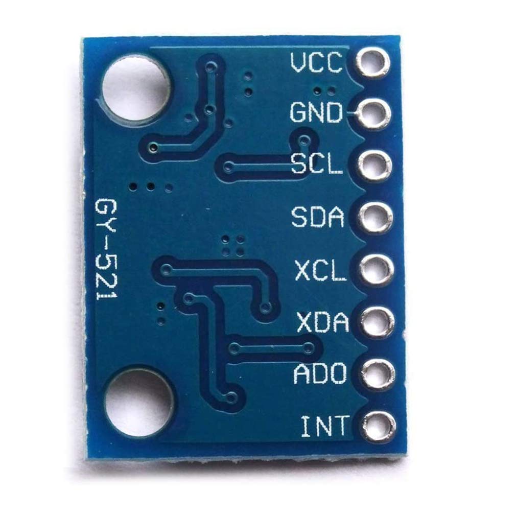 HiLetgo 3pcs GY-521 MPU-6050 MPU6050 3 Axis Accelerometer Gyroscope Module 6 DOF 6-axis Accelerometer Gyroscope Sensor Module 16 Bit AD Converter Data Output IIC I2C for Arduino