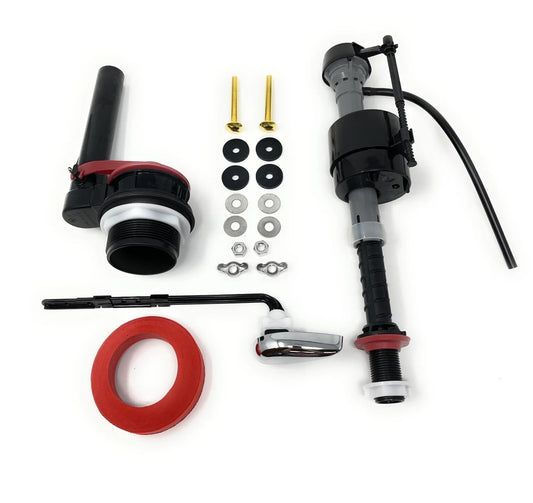 Universal All in One Toilet Repair Kit for 2-Inch Flush Valves, Flush Easy