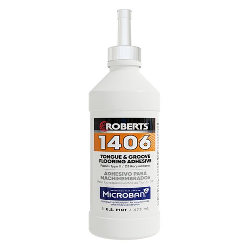 ROBERTS 1406 Tongue & Groove Flooring Adhesive - 1 Pint (473 mL)