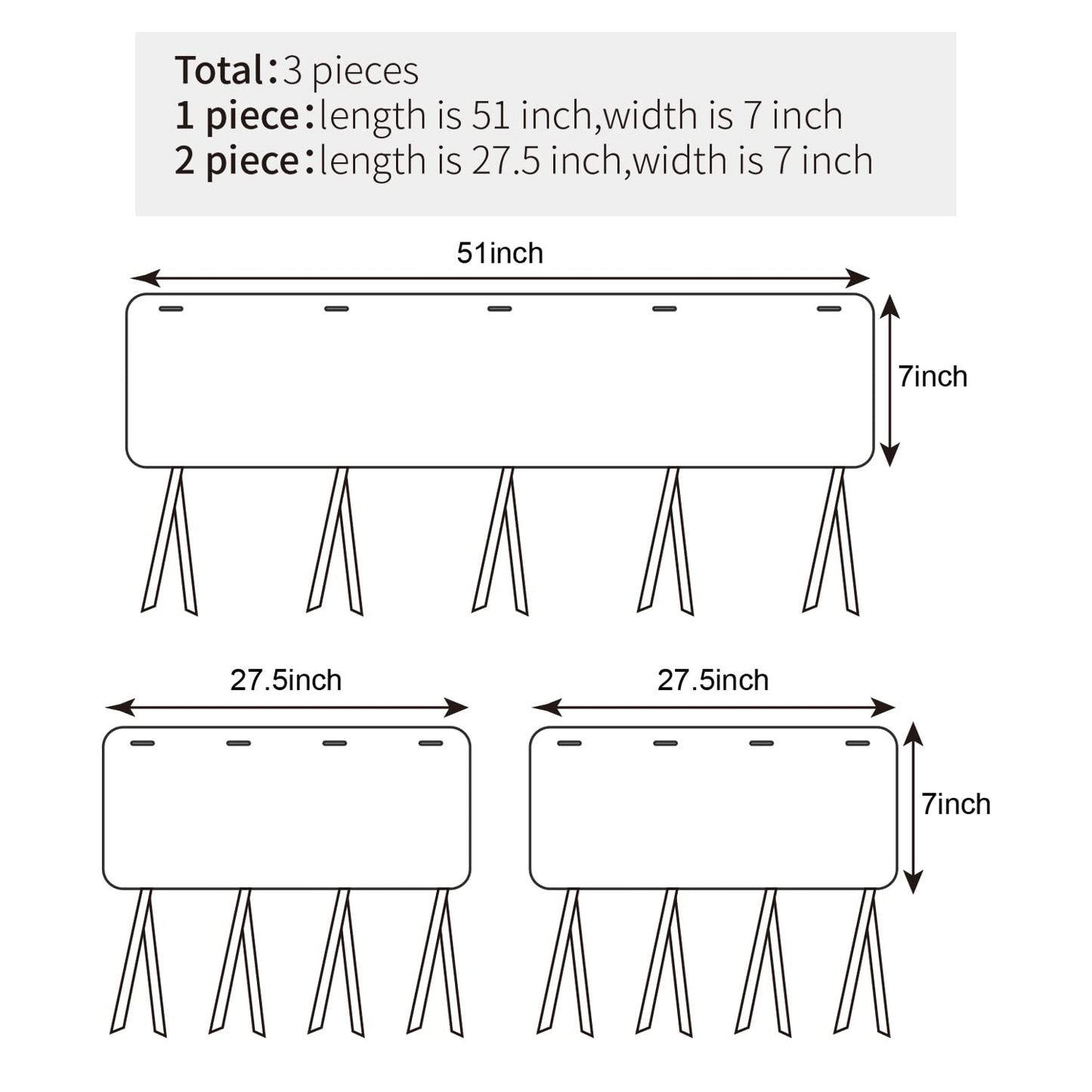 AOTSTND Crib' Rail Covers for Teething,Liner Sets,Anti-Collision |- Easy Install (Gray-01)