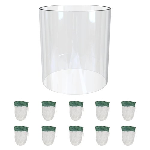 ZIYANGLIN 10 Pcs Propane Lantern Mantles, U Shape Mantles and Standard Shape Lantern Replacement Globe for Outdoor Camping Lantern Lanterns.