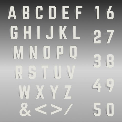 4 Inch White Metal Letters, Modern House Numbers for Outside, White Door Mailbox Numbers, Metal House Address Letter and Number for Office Apartment Outside (1)