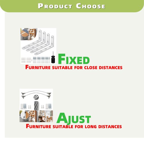 Furniture Anchors, Anti Tip Furniture Wall Anchor for Baby Proofing, Prevent Falling Furniture (Fixed 8 Items)