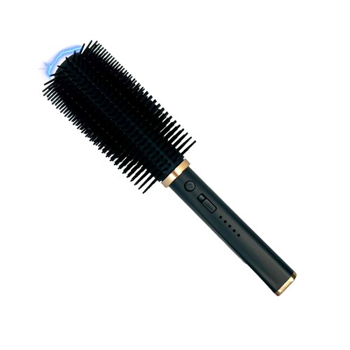 Streetwise Hair Fryer Brush Stun Gun - Concealed Self Defense Weapon for Women, High Voltage, Rechargeable USBC, Safety Switch, LED Flashlight, Removable Washable Head,Compact Personal Security Device