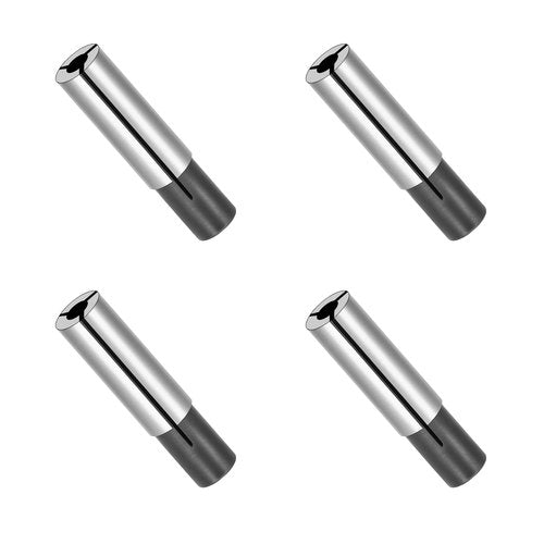 4 Packs 1/4" To 1/8" Collet Adapter for CNC Lathe Router Cutter Milling Bit Collet Reducer Collets Die Grinder Chuck Driver Adapter Collets Router Converter for Engraving Machine Tool Lathe Cutter
