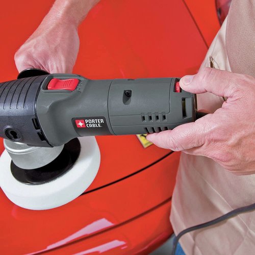 PORTER-CABLE Buffer Polisher, Car Polisher for Car Detailing, 6-Inch, Orbital, Variable Speed (7424XP)