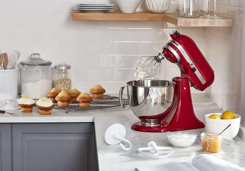 KitchenAid K45B Coated Flat Beater, White, 4.5 Qt