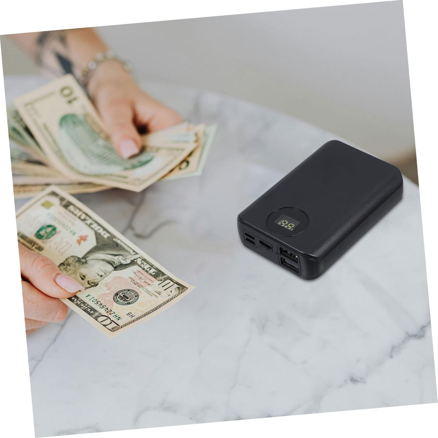 SOLUSTRE Imitation Power Bank Storage Box Safety Box for Money Hidden Compartment for Valuables