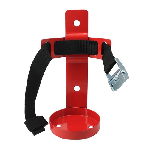 Fire Extinguisher Mount,Wall Hanging Bracket,Fire Extinguisher Holder for Home, Car, RV, Truck, Mini Fire Extinguishers (2.5LB red 1Pcs)