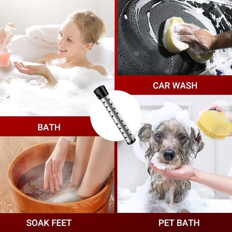 2000W Electric Water Heater with Digital Thermometer Portable Instant Hot Water