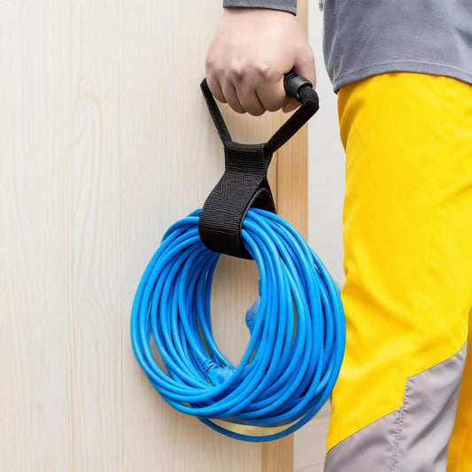 Cord Storage Straps, 17" Extension Cord Straps Heavy-Duty for Garden Hose Strap Cordes Organizer Handle for RV Accessories, Industrial Electrical Accessories