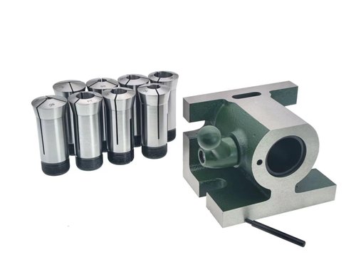 5c Horizontal/Vertical Workholding Collet Fixture with 8PC 5c Collet set for Milling,Drilling,Grinding, CNC.