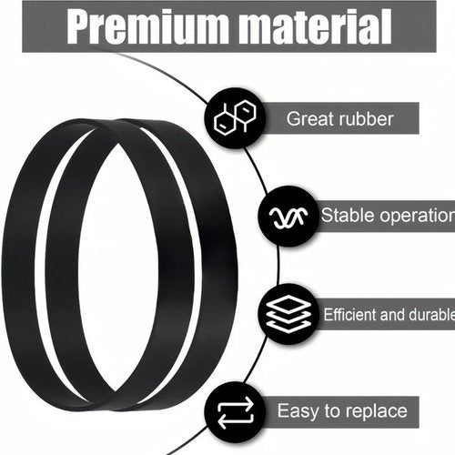 Musstad 2* Vacuum Belt for Eureka Style U Vacuum Cleaner Models 4479 4480 4481 4482 4483
