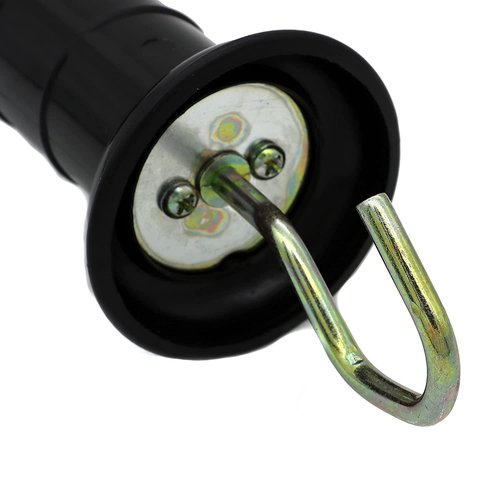 Plastic Electric Fence Gate Handle Insulators, Gate Handle with Spring (Black) (12)