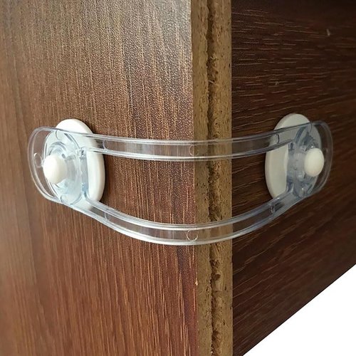 10X Child Baby Cupboard Cabinet Safety Lock Pet Proofing Door Drawer Fridge Kids (16.5cm-10pcs)