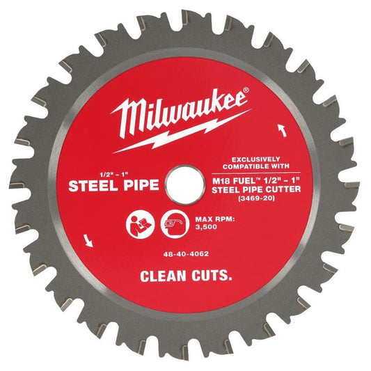 Milwaukee Electric - 1/2 INCH Hyphen 1 INCH Steel Pipe Cutting Blade
