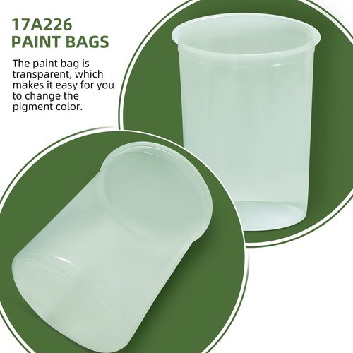 17A226 Paint Bags Compatible with Graco,17A226 for FlexLiner 32 oz (Clear 5PC)
