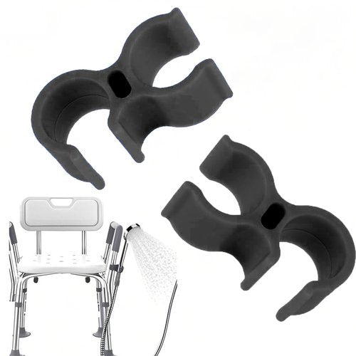 2 Pcs Shower Head Holder for Shower Chair, Shower Bath Chair Tub Transfer Bench Shower Stool, Shower Aids Accessories for Elderly Disabled