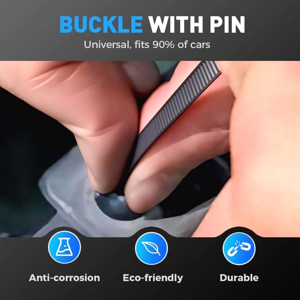 Nylon Universal Cable Tie Buckle, Heavy Duty Self-Locking Nylon Zip Ties Holder, New Multifunctional Cable Tie Buckle for Car Daily Repair (50pcs)