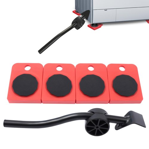 Furniture Lifter, Heavy Duty Transport Lifting with 4 Flexible Mover Sliders Kit, Heavy Furniture Moving Tool Set for Moving Sofas, Bookshelves, Tables