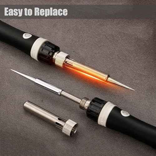 Yakamoz 10Pcs Soldering Iron Tips Replacement 900M Soldering Tips Fine Solder Gun Tips for for Hakko, Radio Shack, TENMA, ATTEN, Quick, Aoyue, Yihua Solder Station