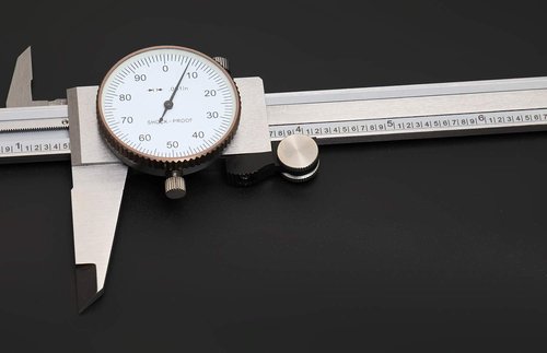 Accusize Industrial Tools 0-8'' by 0.001'' Precision Dial Caliper, Stainless Steel, in Fitted Box, P920-S218