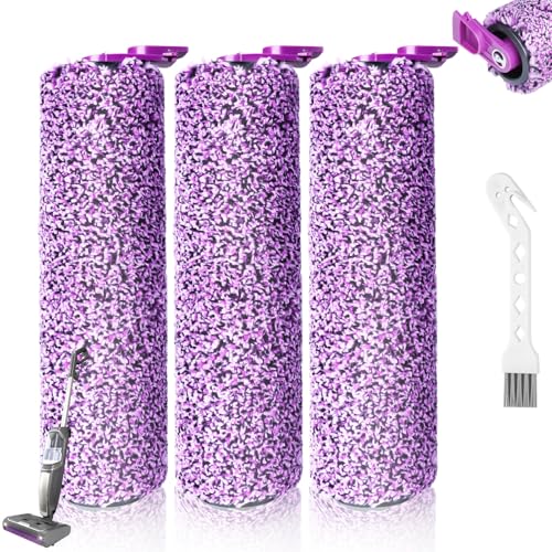 3-Pack SD201 Brush Roll Replacement for Shark Steam Mop SD201 — Fits SD200/SD205 Series