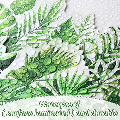 Eucalyptus Border Bulletin Board Classroom Boho Bulletin Wall Decor Trim Border Decor Wall Decals Border Tropical Leaves Greenery Wall Decoration (Boho Style, 59ft)