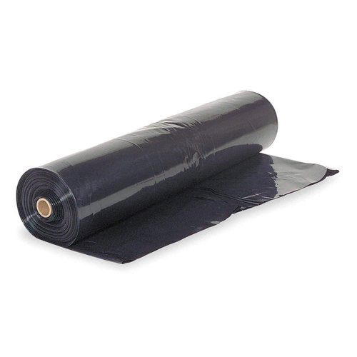 Farm Plastic Supply - Black Plastic Sheeting - 10 mil - (5' x 100') - Black Plastic Tarp, Polyethylene Vapor Barrier Sheeting, Painters Tarp