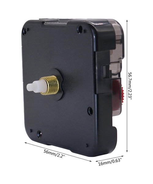 12888 Quartz Clock Movements Replacement Easy Installation DIY Repair Accessories Swing Mute Clock Movement Tools Repair Kit 56x56.7x16mm