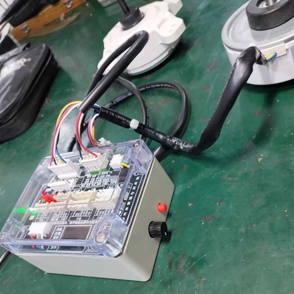 iDili Air Conditioner 3-Wire/5-Wire DC Fan Motor Tester - Short-Circuit Protection, Speed Adjustment for HVAC Motor Diagnostics