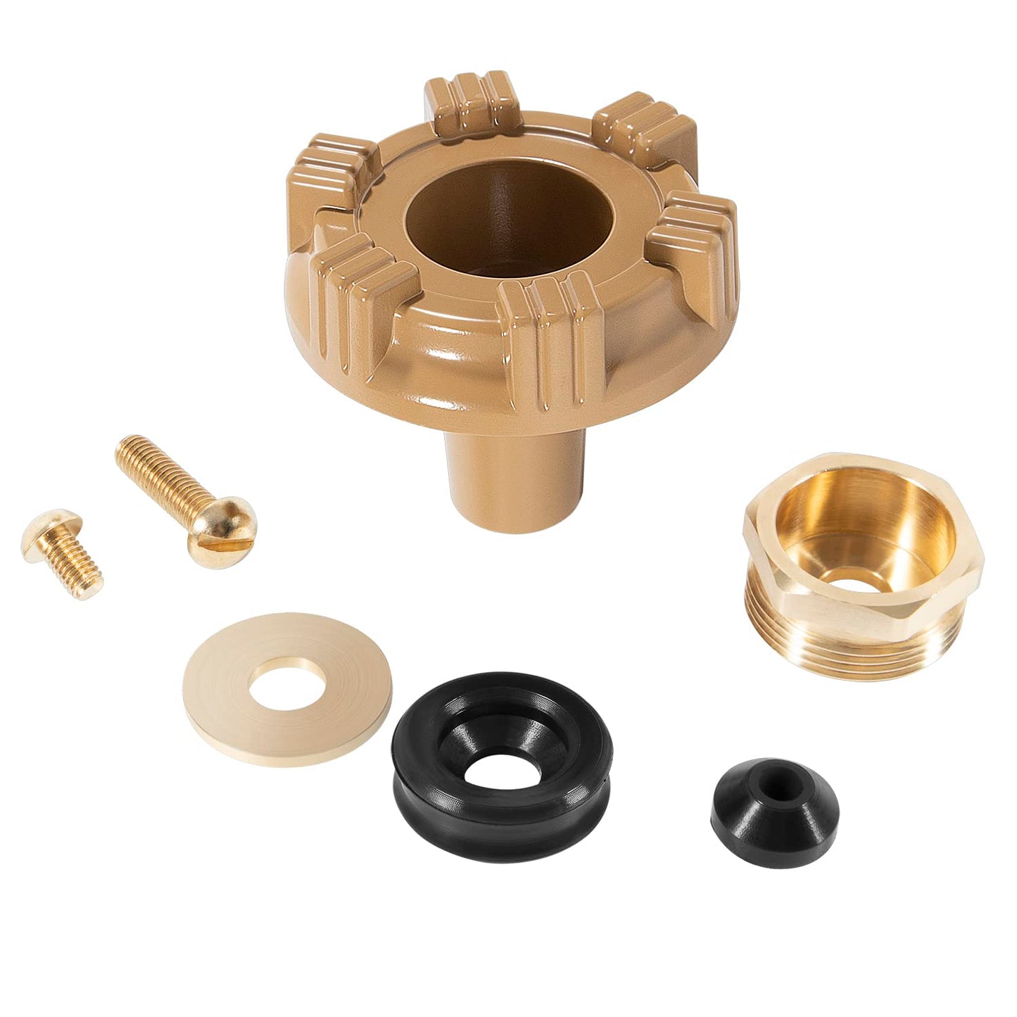 RK-14MH Faucet Repair Kit with Metal Handle Compatible with Woodford Outdoor Faucet Model 14 & 18 - Leak-Proof Replacement Set -Fits Hose Bib, Spigot, Wall Hydrant, Garden Valve Repairs - Leak Fix Set