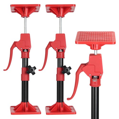 Cabinet Jacks for Installing Cabinets, 11.8" to 23.5" Third Hand Tools Adjustable Support Pole, 3rd Hand Support System for Upper Cabinet Installation, Each 78 LB Capacity, 2 Pack