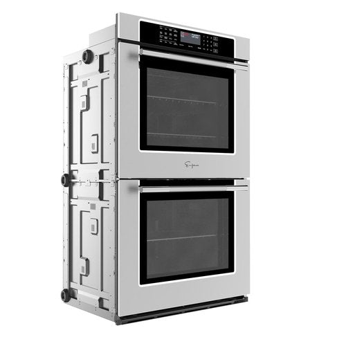 Empava 30" Double Electric Wall Oven Self-Cleaning Convection Fan Touch Control, Stainless Steel