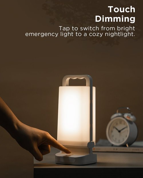 Lepwings Camping Lantern, solar Lanterns, 6000mAh Rechargeable Light 2-in-1 Dimmable Outdoor Waterproof Gear with USB Charging – lanterns for power outages Hurricane, Hiking, Fish, Emergency, and Home