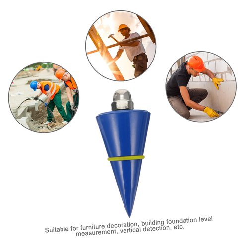 Cabilock 300g Plumb Bob Measuring Tool Vertical Hammer Pendant for Accurate Construction Measurements for Builders Plumbers and Decorators Line