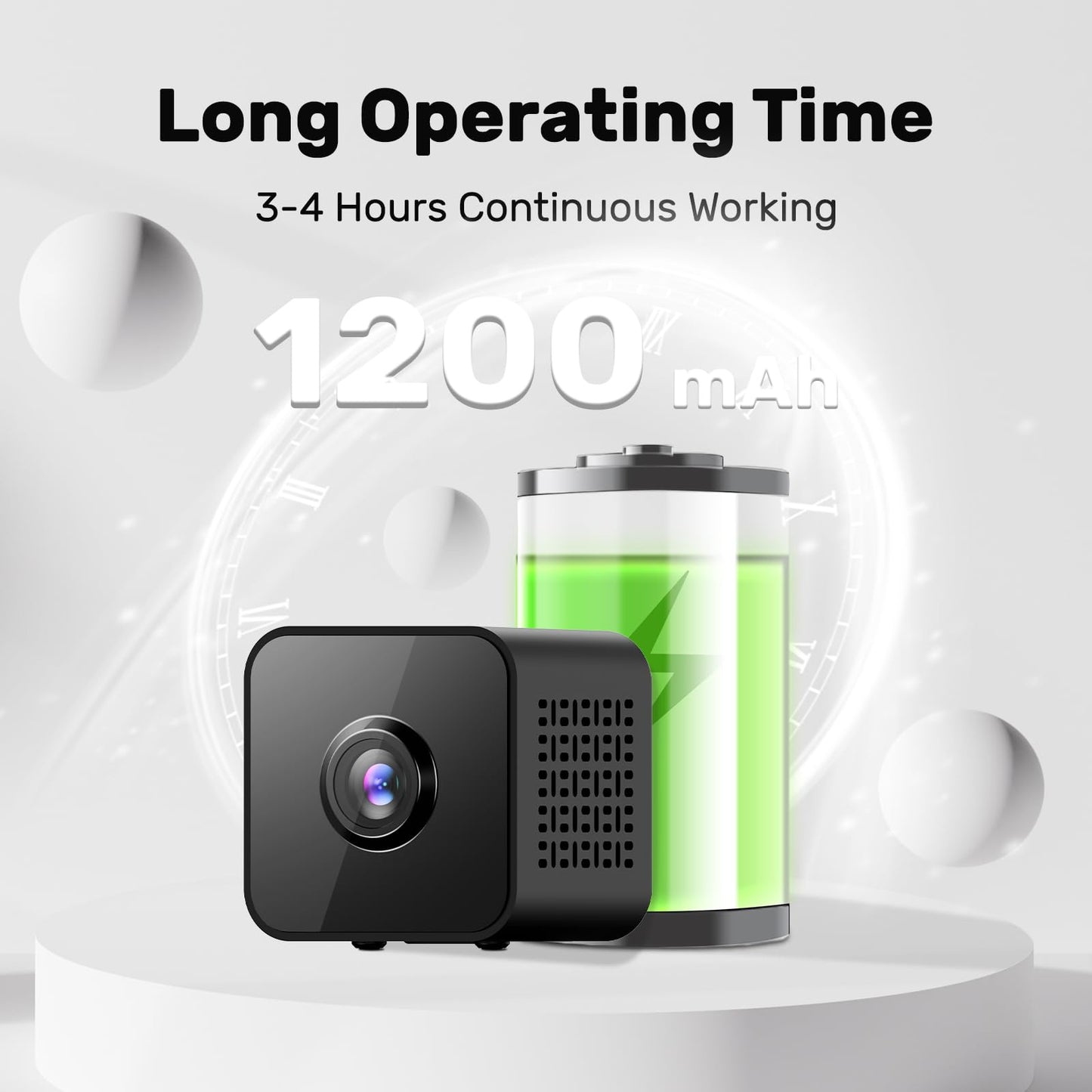 Mini Camera, 4K WiFi Wireless Camera Small Portable HD Nanny Cam with Motion Detection, Cloud & SD Storage, Night Vision Micro Security Cameras for Home Office Car Pet Baby Bathroom Indoor & Outdoor