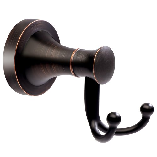 BRASEEY Oil Rubbed Bronze Bathroom Towel Hook, Bronze Bathroom Robe Hook, Heavy Duty Double Towel Hooks Bath Farmhouse Coat Clothes Hook Wall Mounted Rustic for Kitchen Washroom