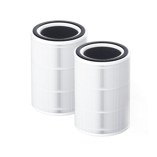 Doifyn 2Pack HAP604 Replacement Filter for ECOSELF HAP604, 3-In-1 Air Filter Efficiency Activated Carbon Filtration System, White