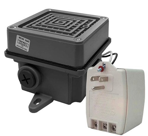 Netbell-2-1Buz Ethernet Enabled Break Alarm Buzzer System for Factory | Warehouse | Shop - Coverage up to 25K SQFT (102dB@10ft), Expandable, No Fees