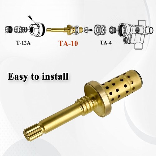 Ebrmeiwo TA-10 Flow Control Spindle Assembly, Replace Cartridge Spindle, Brass