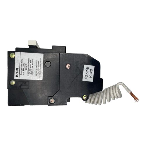 Eaton BRN230GF BR GFCI Circuit Breaker, Ground Fault, Pigtail Neutral, 30 A, 10 KAIC, Two-Pole, 120/240 V