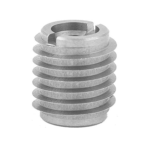 E-Z LOK Knife Threaded Insert for Hard-Wood, Stainless Steel Thread Inserts 1/4-20 Internal Threads, 0.500" Length(Pack of 10)