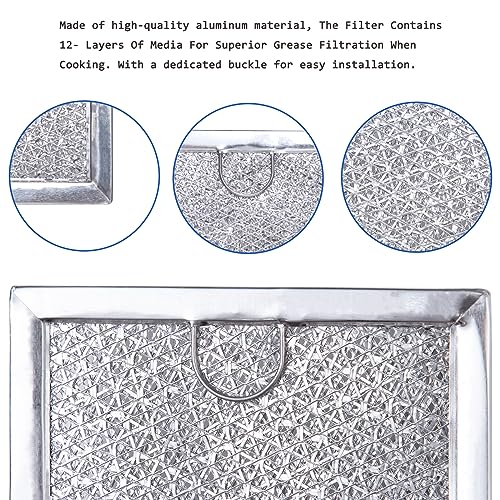 LG Microwave Grease Filter 2-Pack LMV1683ST LMV2031ST LMHM2237ST LMV1762ST