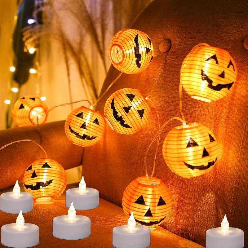 Hanzim Warm White 24 Pack Battery Operated LED Flameless Tea Lights