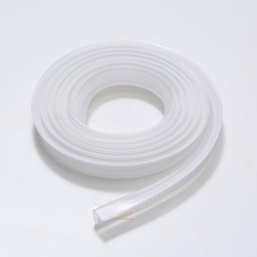 Edge Protector 100% Silicone, Baby Proofing Corners Clear Guards, Pre-Tape Adhesive Soft for Kids Safety, Child Table Cabinets Furniture Bumper (2/5x2/5 in, 3 FT)