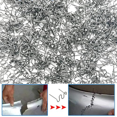 1000pcs 0.8mm Wave Plastic Welding Staples for Car Bumper & Crack Repair - Fgo-togo
