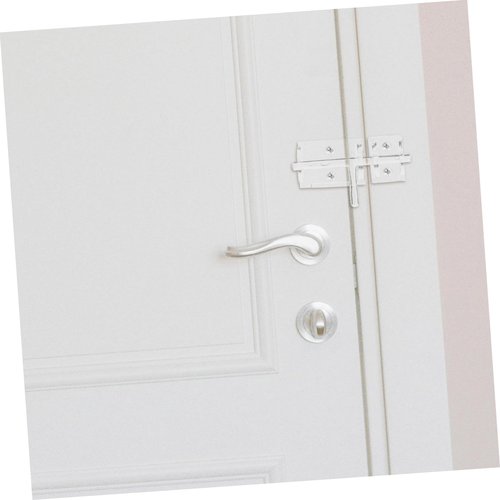 KALLORY Transparent Door Bolt Lock Latch Acrylic Security Device with Easy Installation for Home Doors and Windows Versatile Use Aesthetic Design and Enhanced Safety
