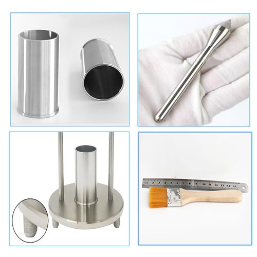 INTBUYING Bulk Density Tester with 100ml Measuring Cup Natural Accumulation Bulk Density Volumeter with Funnel Outlet Diameter 0.5In