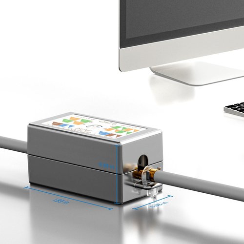 Iwillink 10Gbps Shielded Ethernet Junction Box,Cat6 Junction Box, Punch Down Type